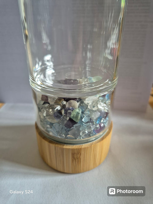 Edelsteinflasche - 7 Chakra Mischung